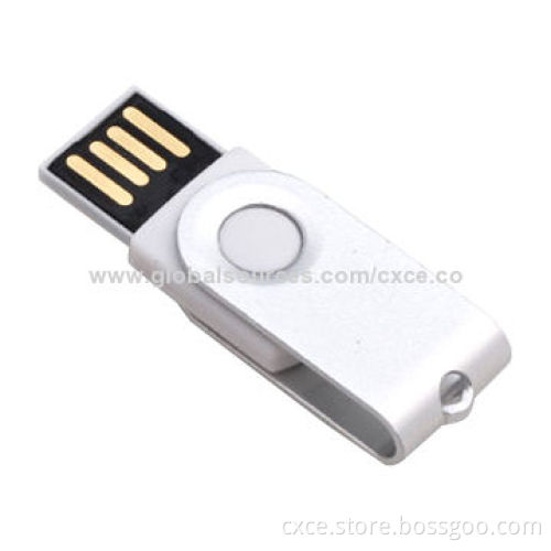 USB Flash Disk, 2/4/8/16/32/64GB High-speed Swivel Mini USB Pen Drive